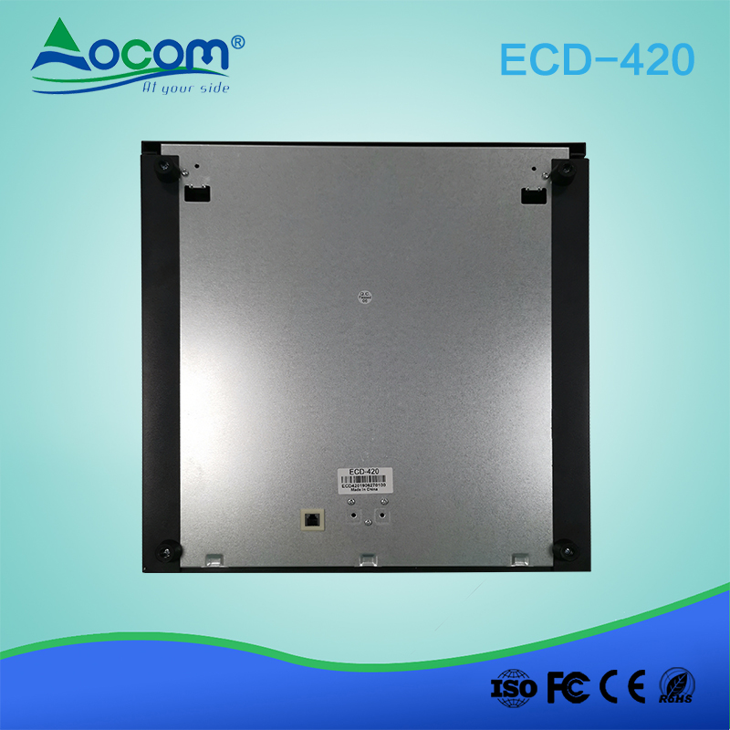 ECD-420 3-position locks 420 RJ11 cheap metal cash drawer for pos system