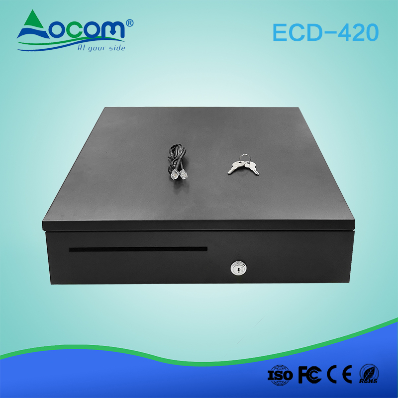 ECD420 Upgraded  Front Lock Money Cash Drawer with cashier register