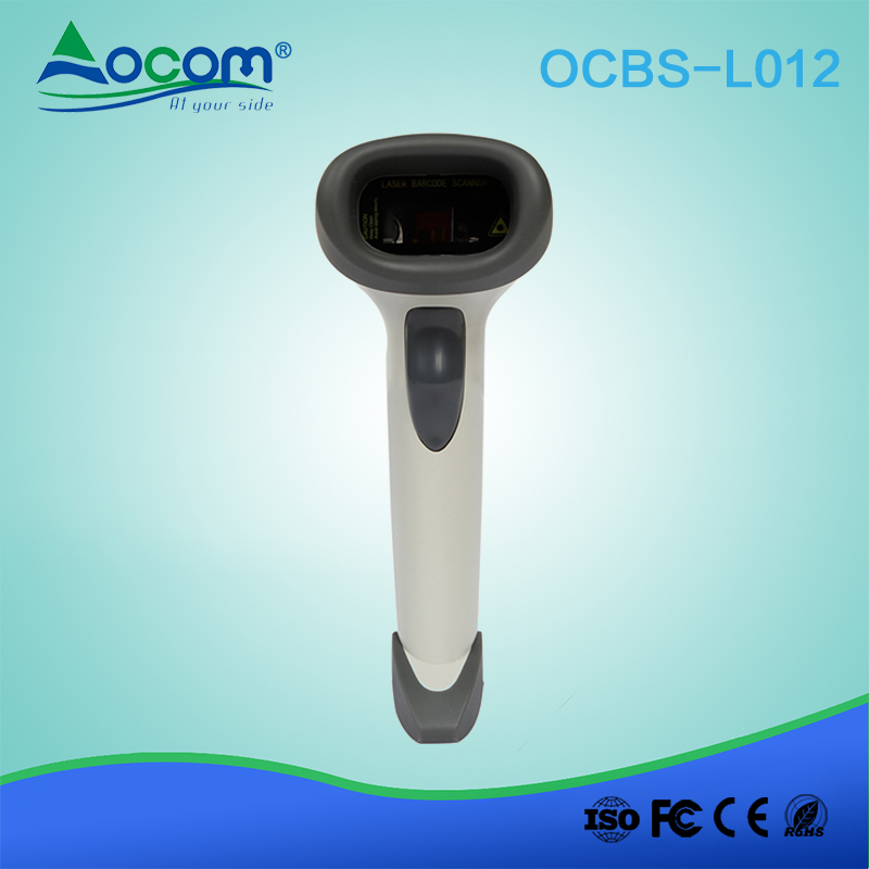 Excellent Quality Long Scan Handheld Black USB Barcode Scanner Laser Barcode Scanner