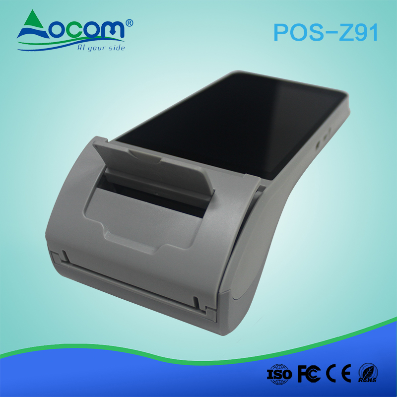 Factory Supply 5.5 inch Handheld Mobile Pos Terminal With Sim Slot 3G 4G Support