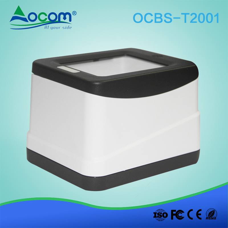 OCBS -T2001 Scanner de código de área de trabalho 2d USB QR Mobile Desktop
