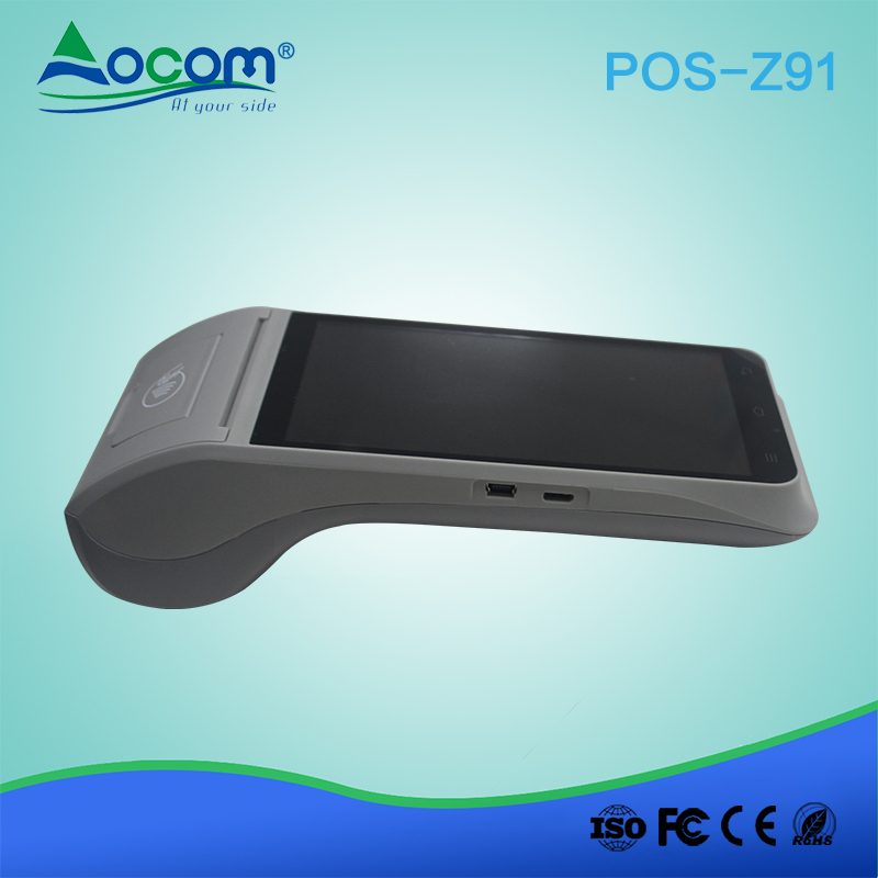 Handheld 4G NFC android mobiles Zahlungsterminal