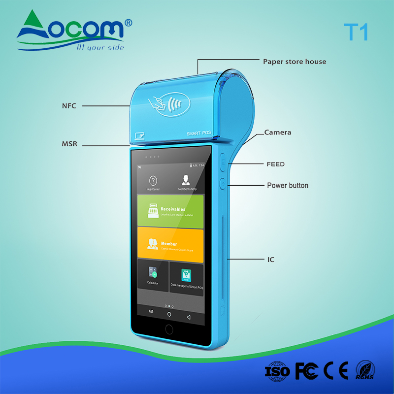 3g / 4g touch terminal de scanner de poche intelligent mobile PDA