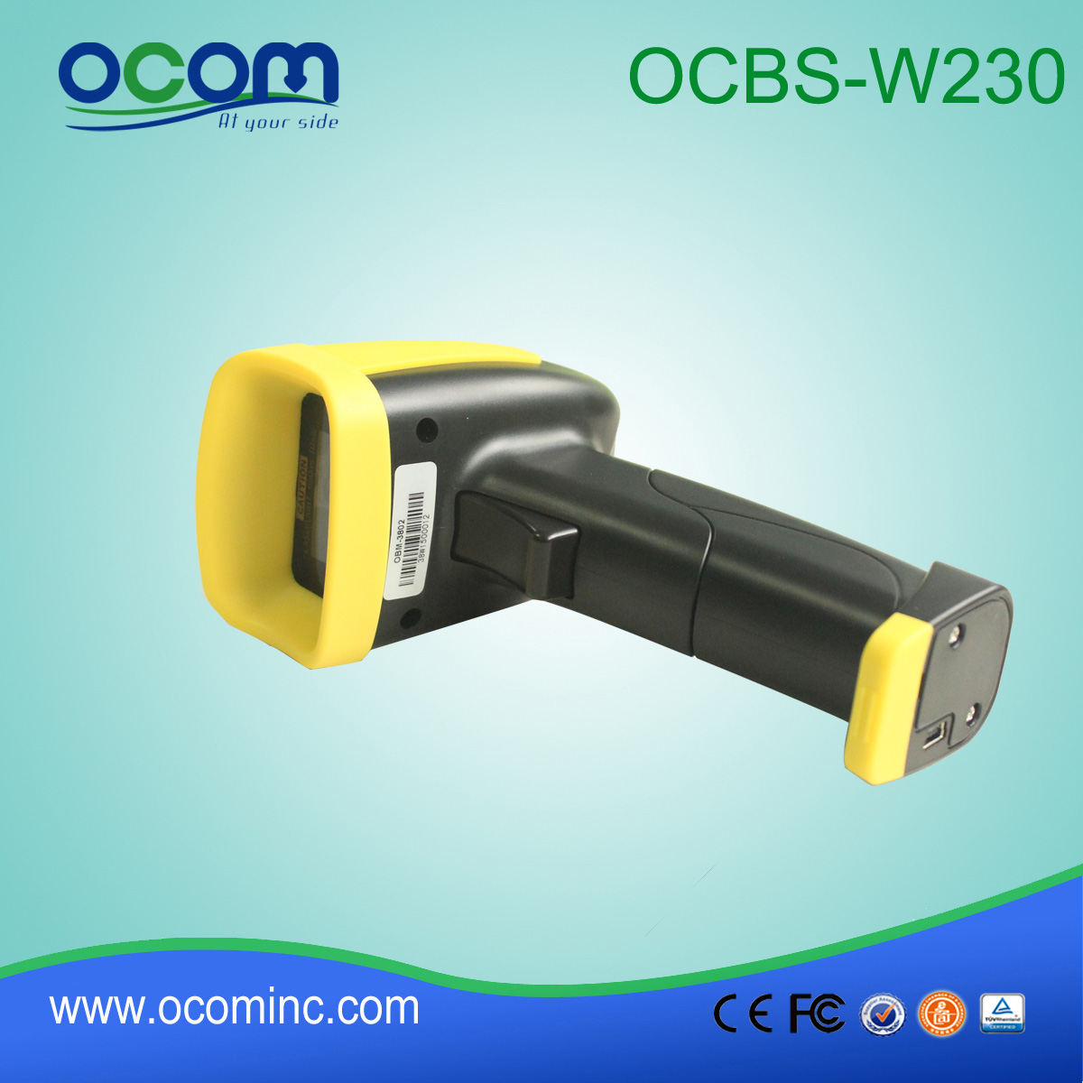 Handheld Wireless Laser Barcode Scanner modulo OCB-W230