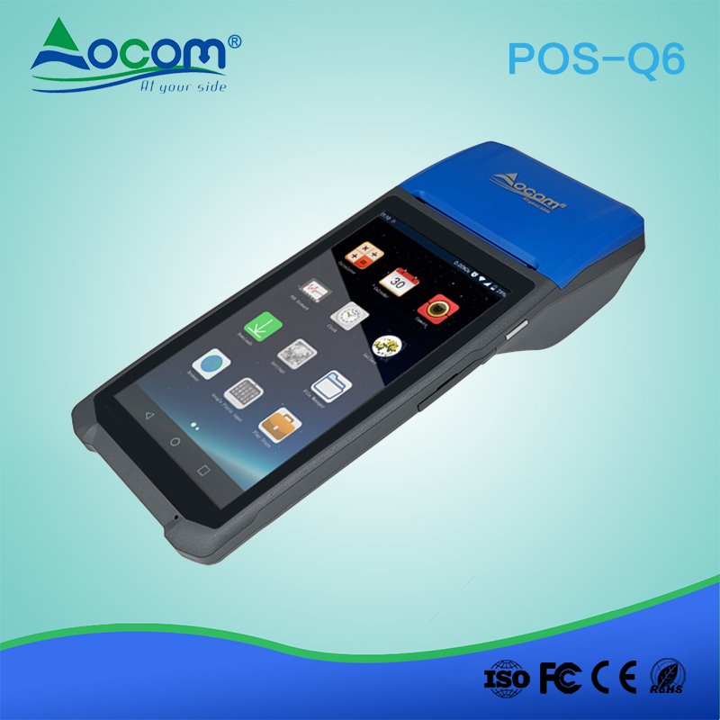 POS Q5 Bluetooth Wifi Mobilny terminal Andriod Pos