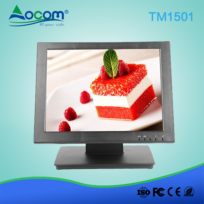 High Resolution 1024*768 15inch Touch Screen Monitor