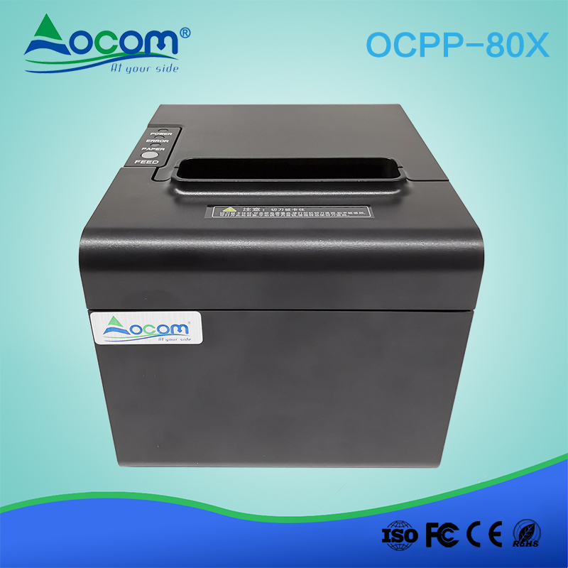 OCOM便宜的高分辨率带自动切割80mm热敏票据POS打印机