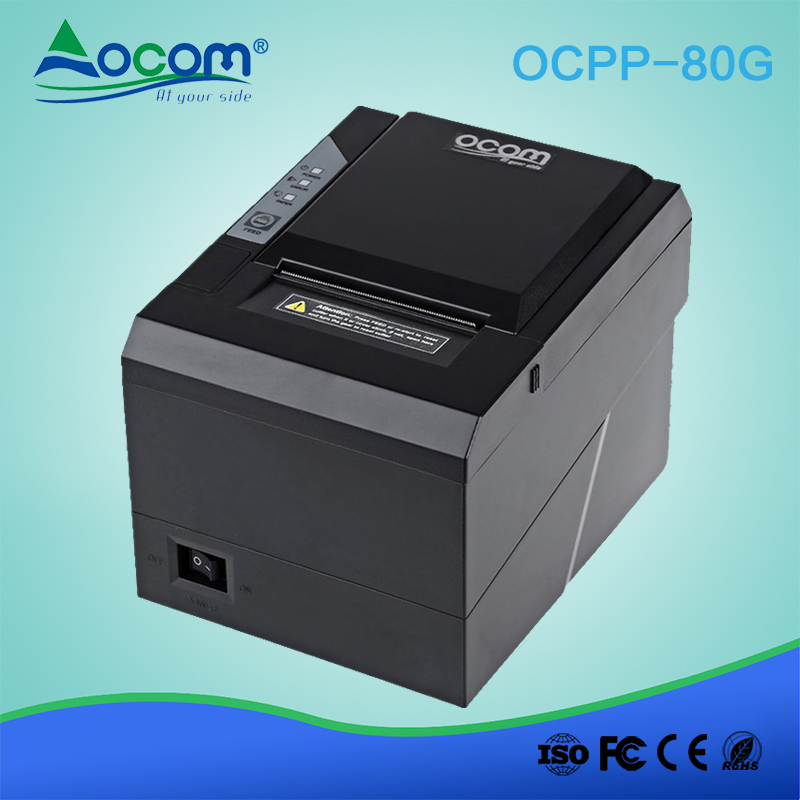 高分辨率自动切刀OCOM牌POS 80热敏票据POS打印机