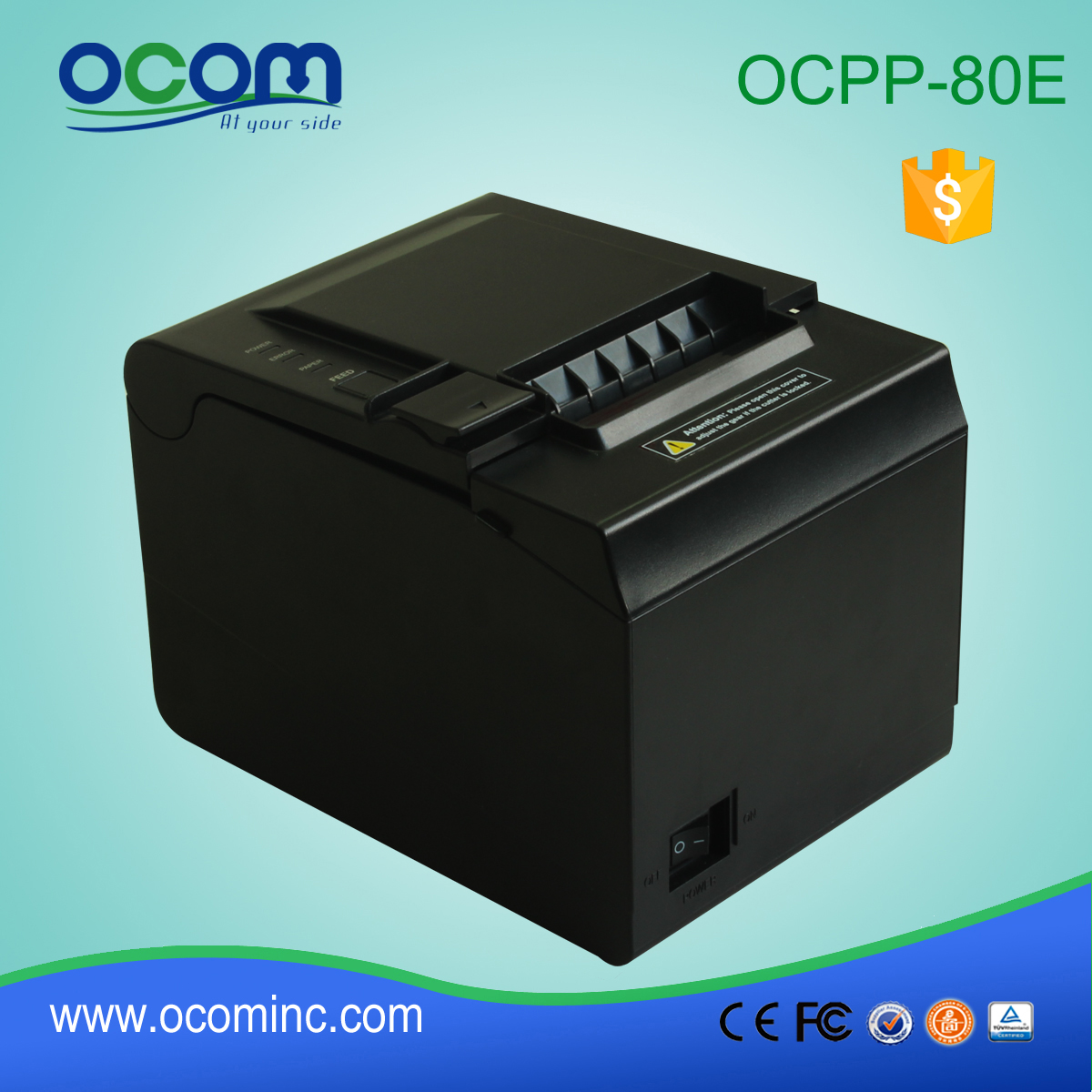 Υψηλής ποιότητας πολλαπλές 80 χιλιοστά λειτουργίας Θερμικό εκτυπωτή Παραλαβή-OCPP-80E