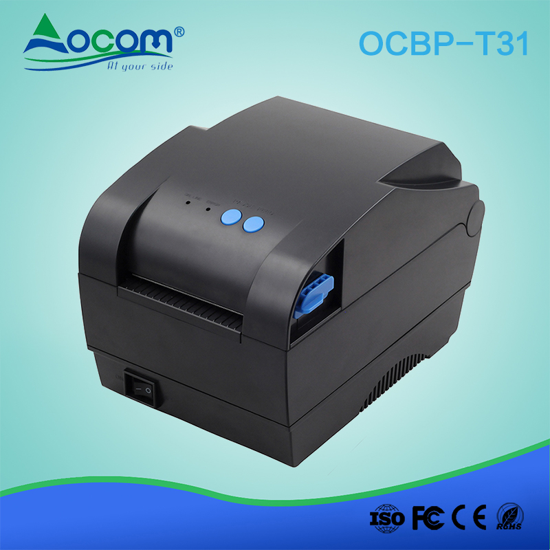 80 mm thermische sticker printer machine voor voedsel / verzending mark