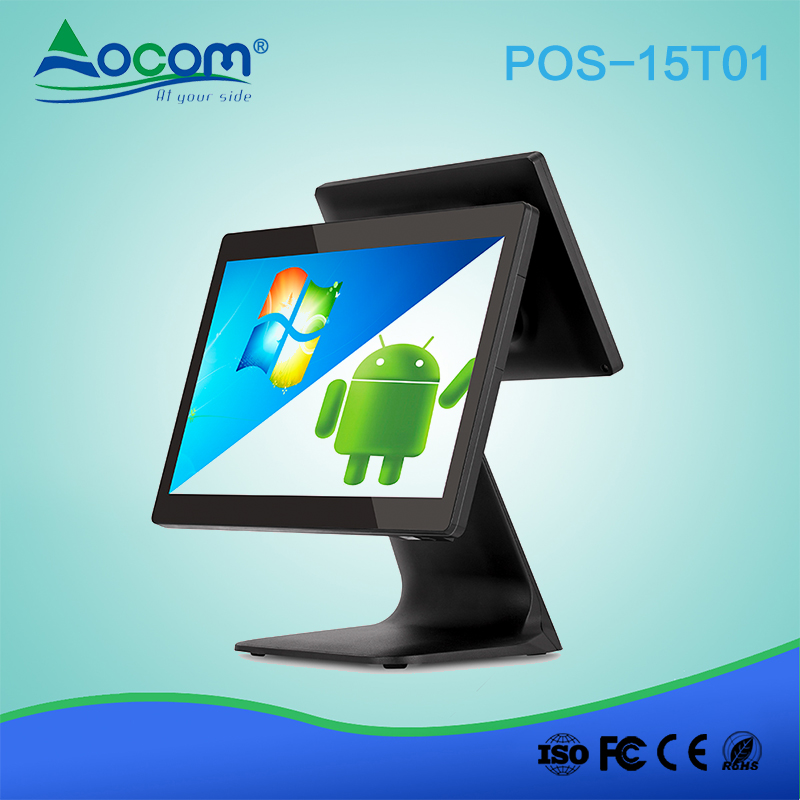 Hot-verkoop Capacitieve touchscreen-android alles in een pos-terminal