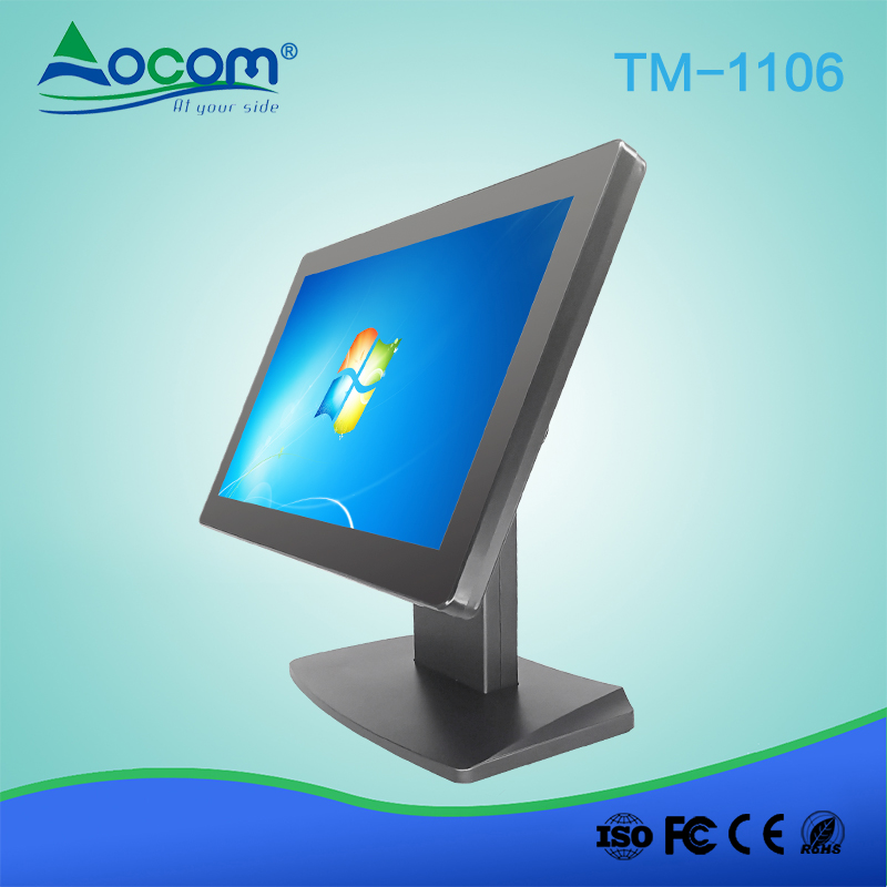 LCD-1106 العملاء 11 بوصة مثبتة على الحائط VGA 1366 * 768 شاشة LCD