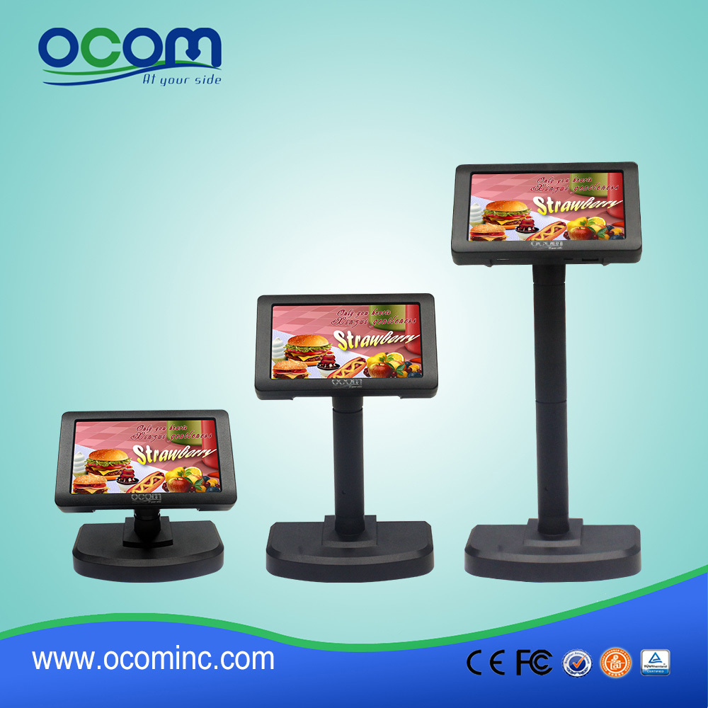 LED702 Digital Price Customer Display/Small VGA Monitor for Cafe