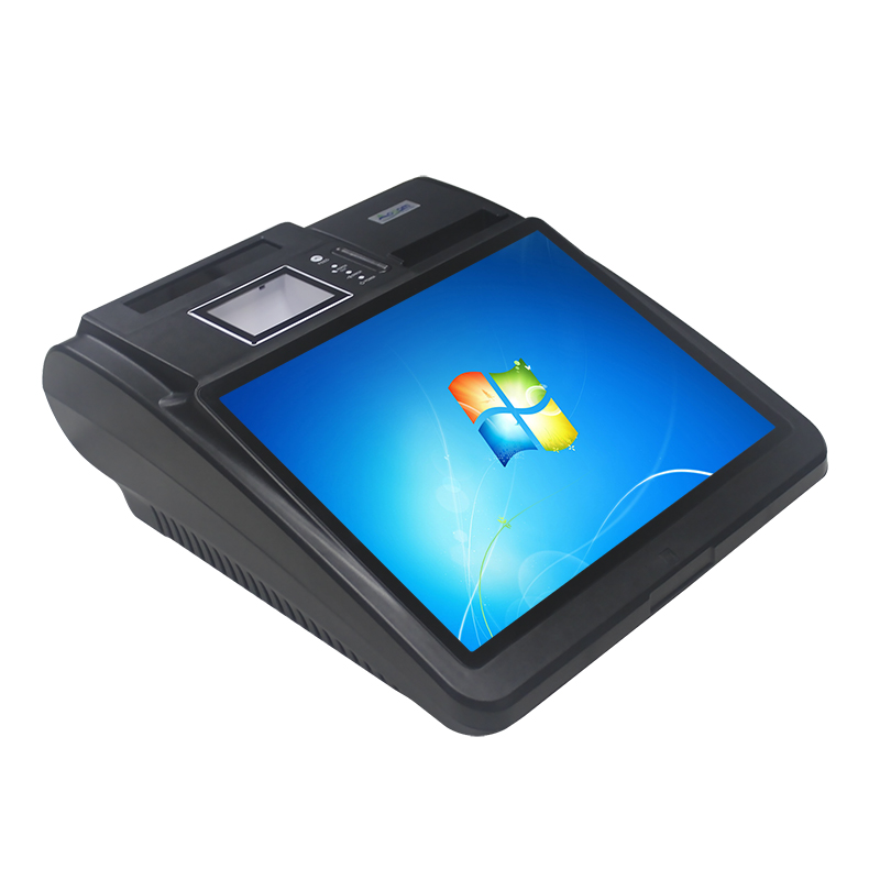 可选配磁卡读卡器3G RFID打印机的桌面式安卓pos终端机
