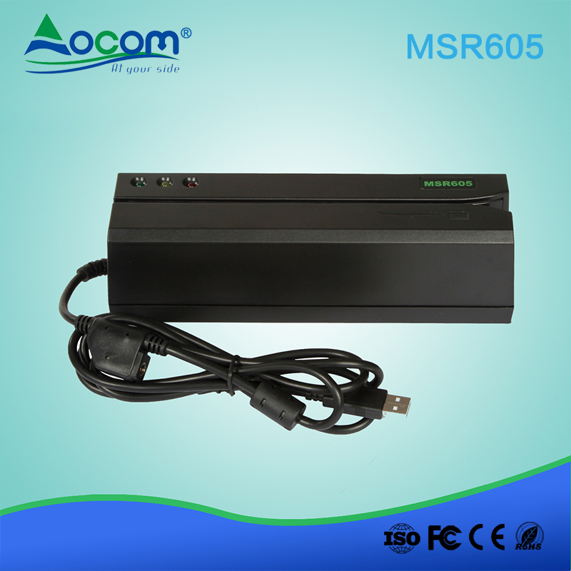 MSR605 USB stripe encoding software MSR 123 tracls reader and writer