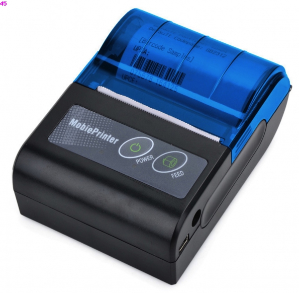 Mini 58 mm USB POS thermische bonfactuurprinterset rolpapier