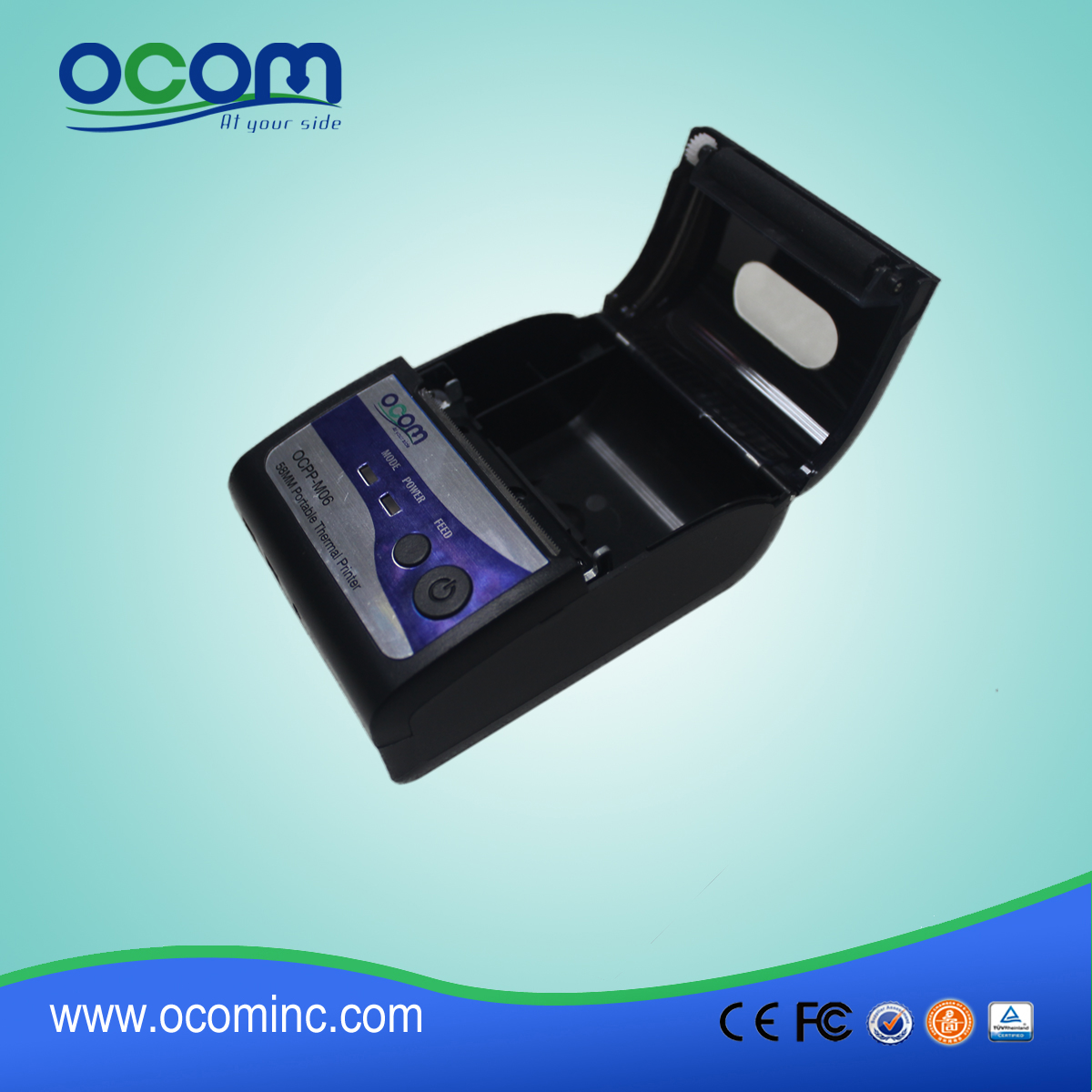 迷你便携式蓝牙票据打印机 (OCPP-M06)