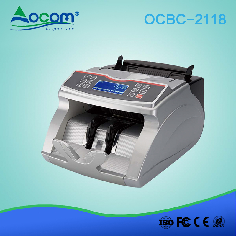 OCBC-2118 Tanzânia Portable Bill Detector E Counter Dollar Bills Dinheiro Contador De Dinheiro