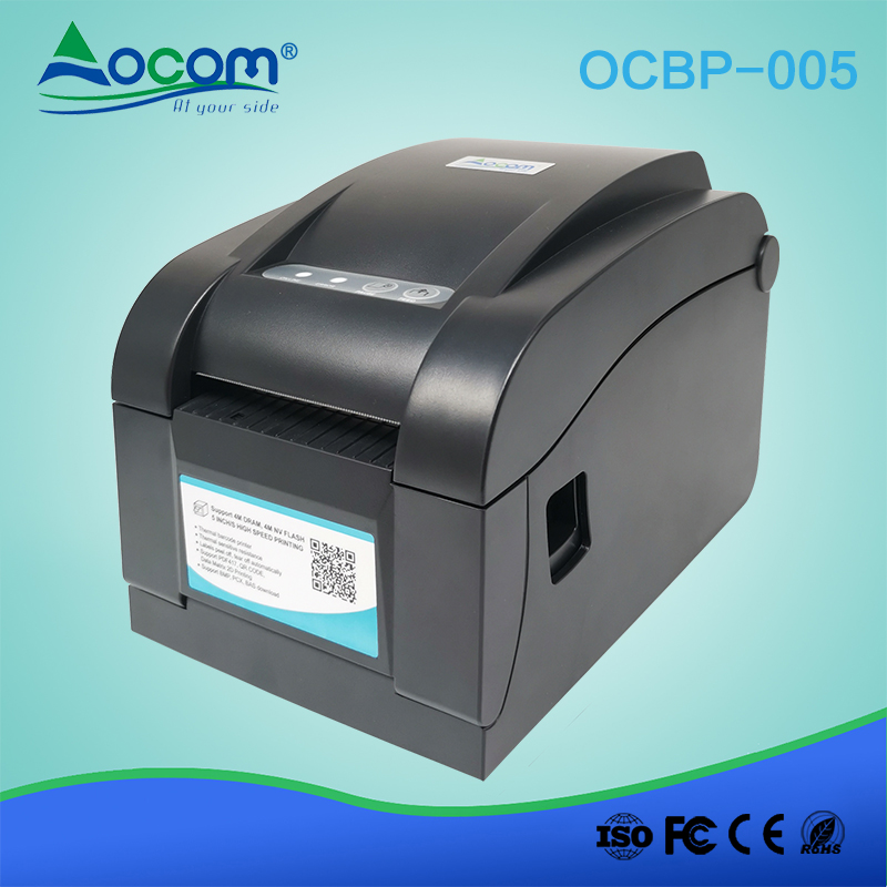 OCBP -005 impressora térmica direta do código de barras da máquina da etiqueta de envio do USB de 3 polegadas