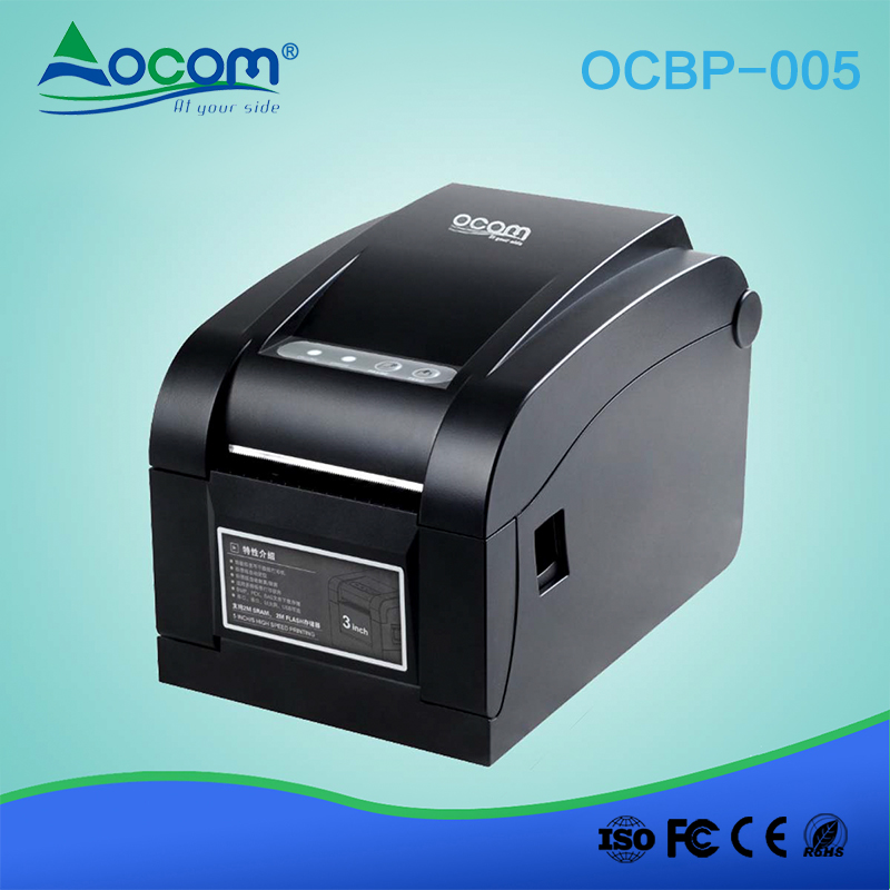 OCBP -005 3-дюймовый Direct Thermal Sticker Label Printer для штрих-кода
