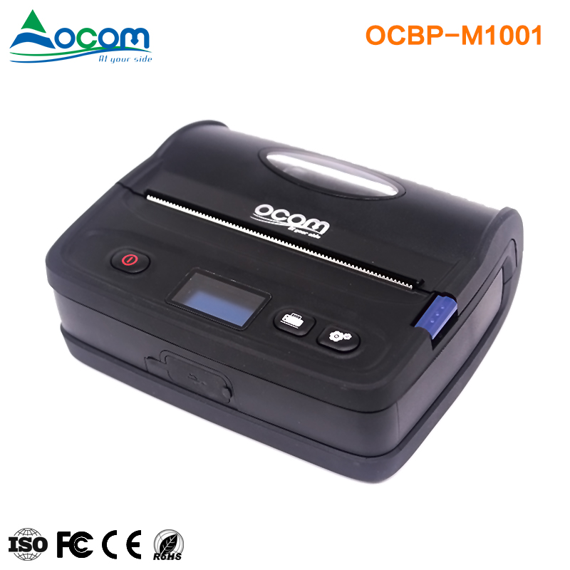 OCBP -M1001 104mm 2400mAh Batterie Imprimante de codes à barres d'étiquette thermique Bluetooth