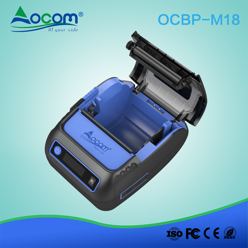 OCBP -M18 Imprimante de reçus thermique pour étiquettes Bluetooth androïde mobile Android