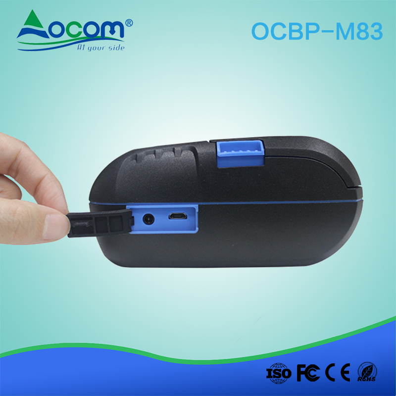 OCBP-M83 Industrial Grade Portable Bluetooth Thermal Label Sticker Printer