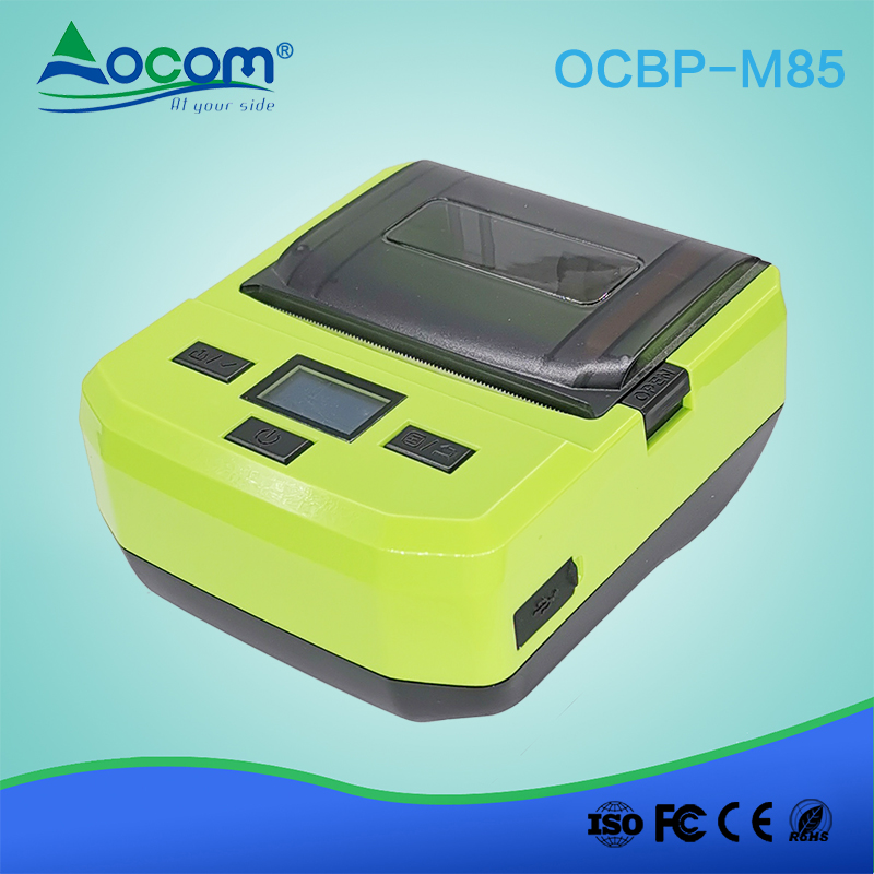 OCBP-M85 portable bluetooth self adhesive barcode label sticker  printer
