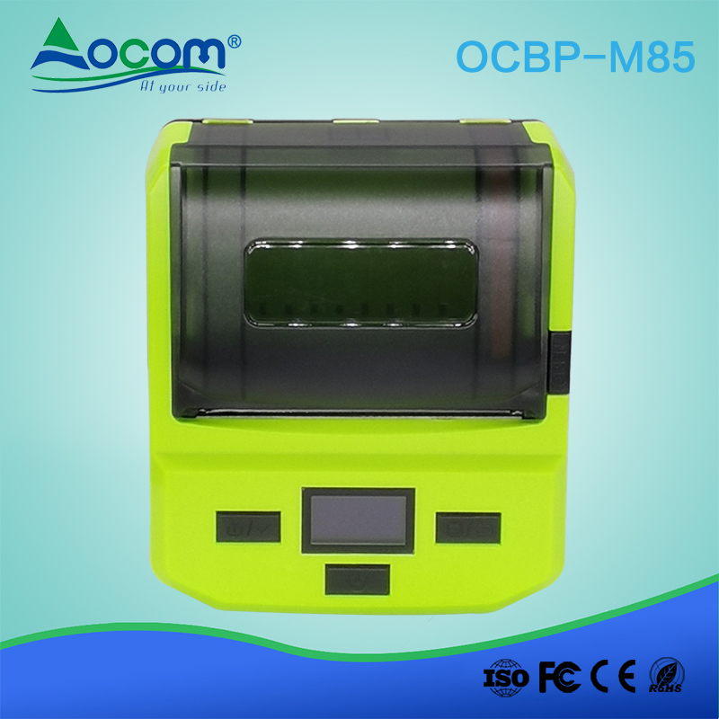 OCBP -M85 Imprimante d'étiquettes thermique à code-barres thermique 3D portable bluetooth mini 2D "