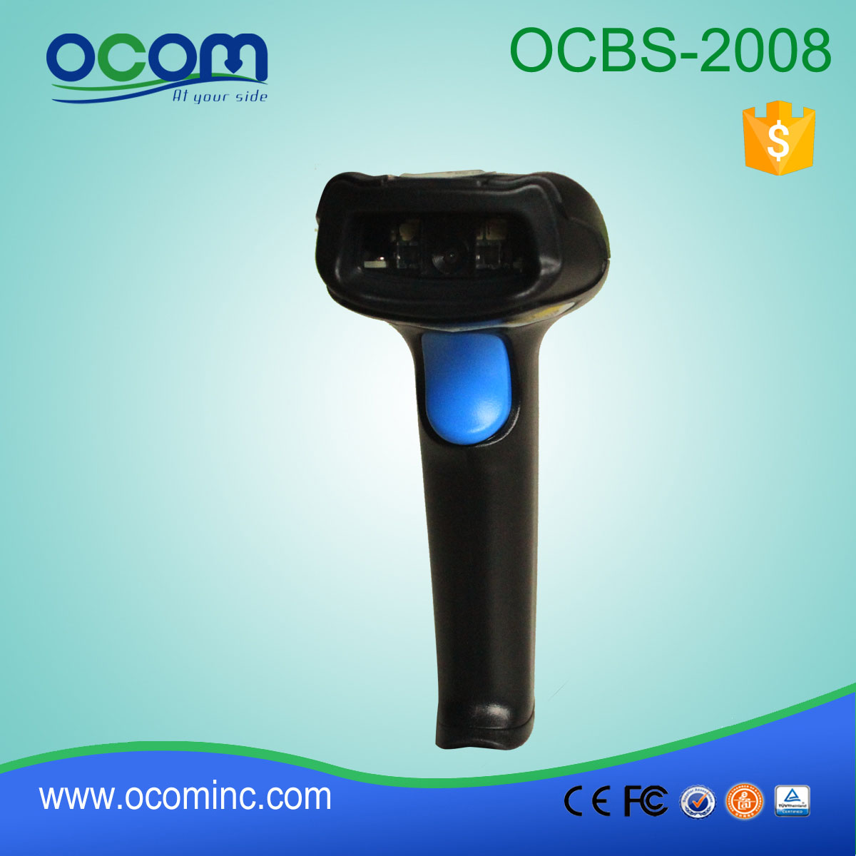 Androide escáner de código de barras 2d OCBS-2008 de fábrica de China