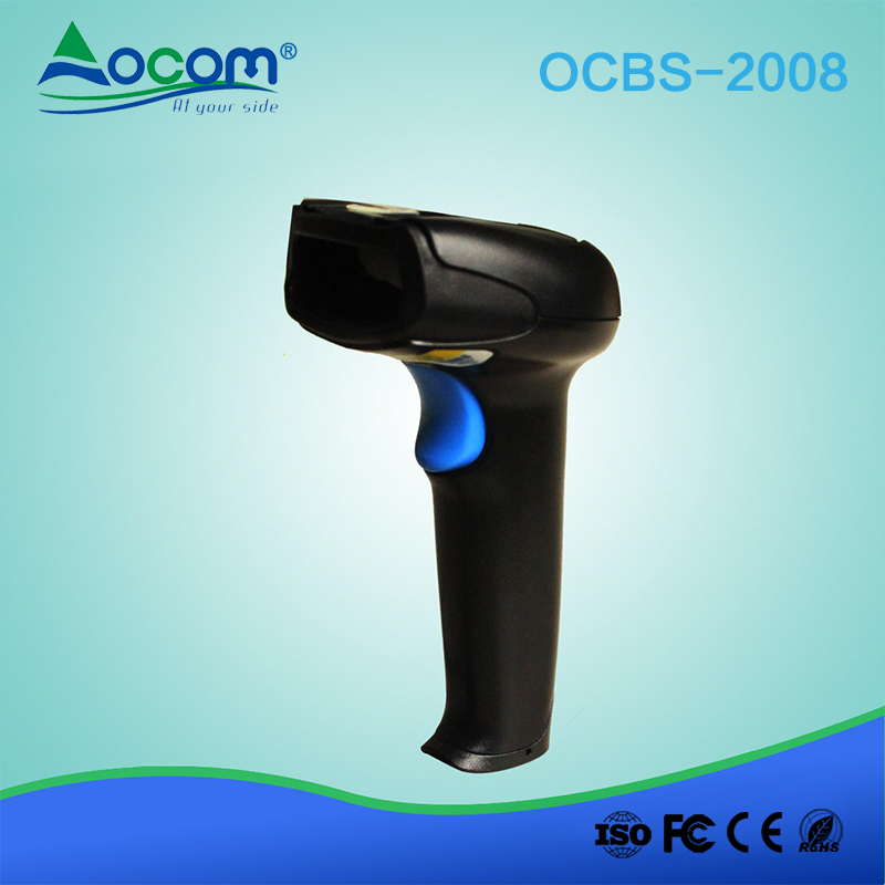 OCBS -2008 Scanner de code à barres laser tenu dans la main 1D 2D Scanner à câble USB