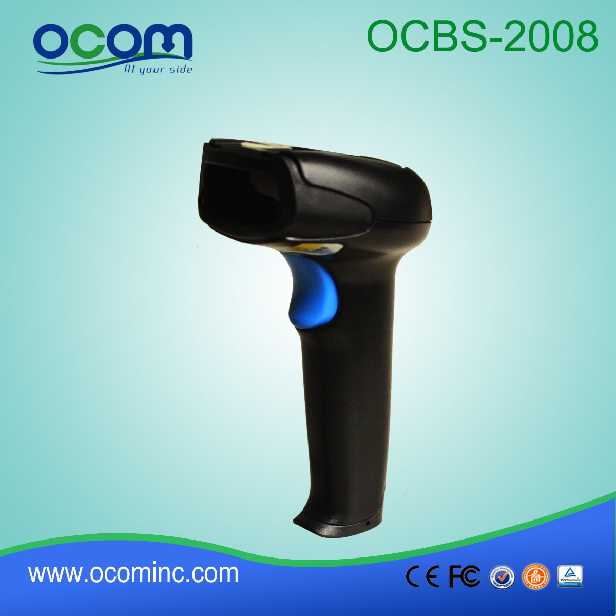 OCBS-2008 Scanner Haute Vitesse de numérisation de poche 2D codes à barres industriel