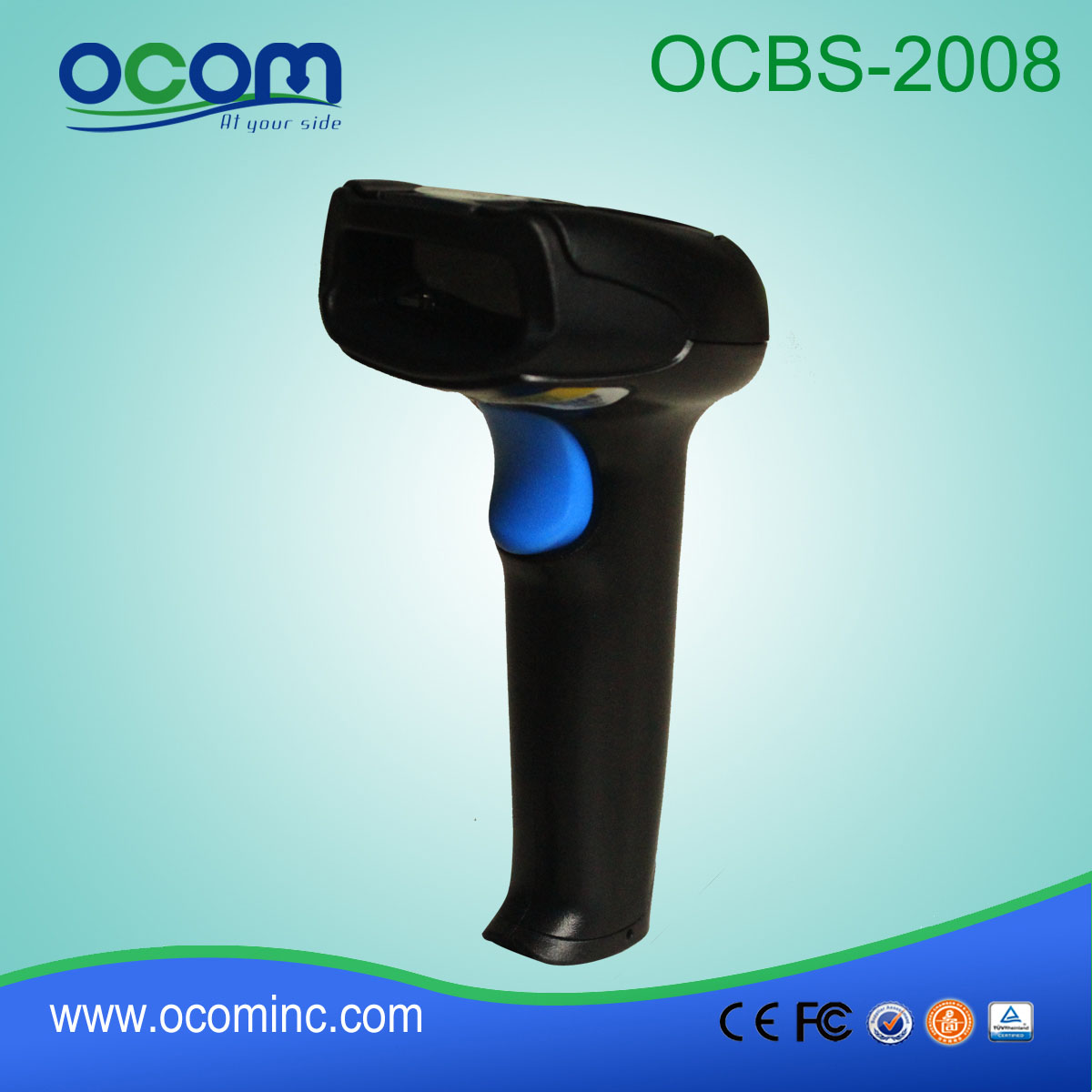 Hot vender Handheld scanner de código de barras 2D pdf417 (OCBS-2008)
