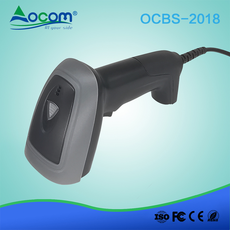 OCBS -2018 Ενσύρματο USB χειρός 1D 2d σαρωτή αναγνώστη γραμμωτού κώδικα