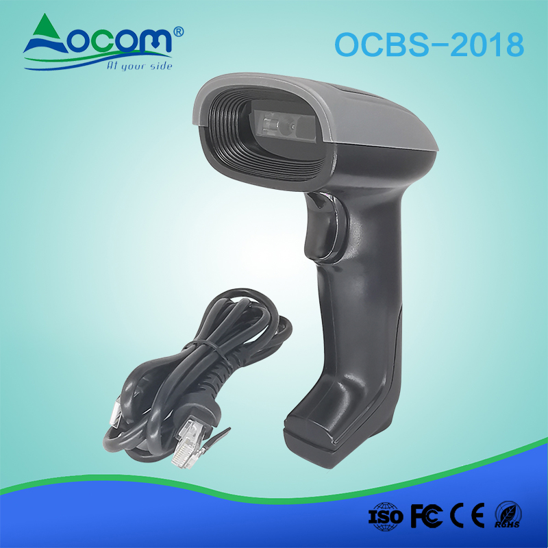 OCBS -2018 POS escáner de código de barras 2d USB de mano escáner de código qr