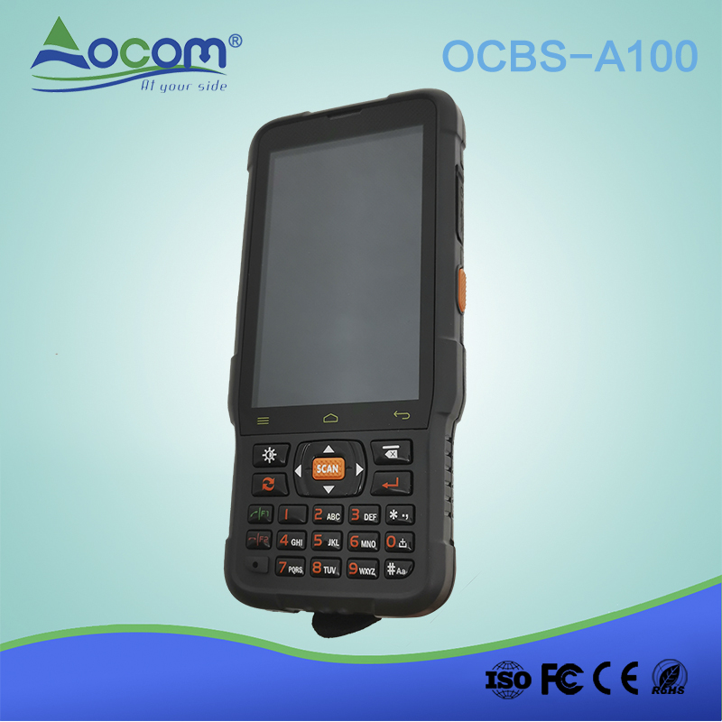 OCBS-A100 1D barcode scanner supermarkt robuuste android handheld pda machine