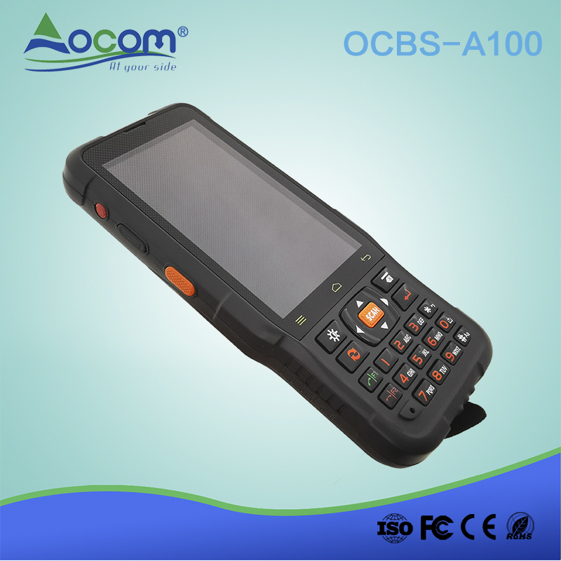 OCBS -A100安卓7.0 4G 2 SIM卡插槽pda手机