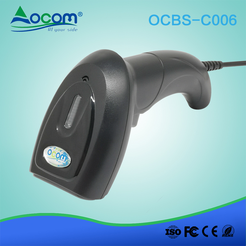 Ręczny skaner kodów kreskowych 1D CCD OCBS-C006 Micro USB
