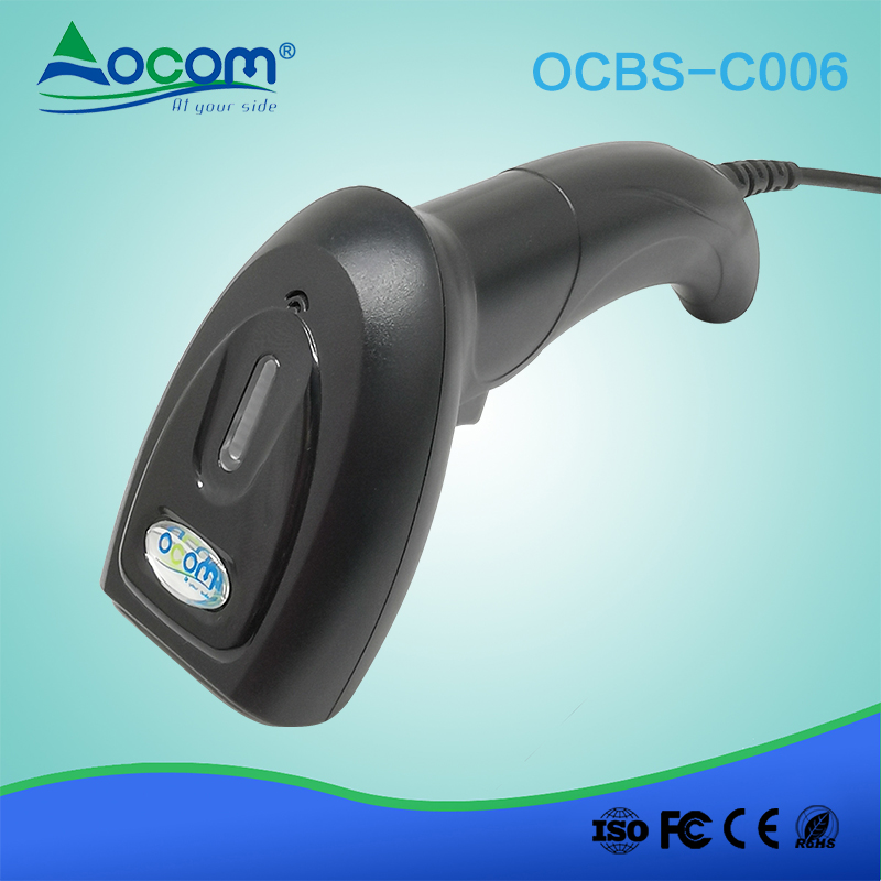 OCBS -C006 Ręczny skaner kodów kreskowych 1D CCD z interfejsem USB firmy Shenzhen