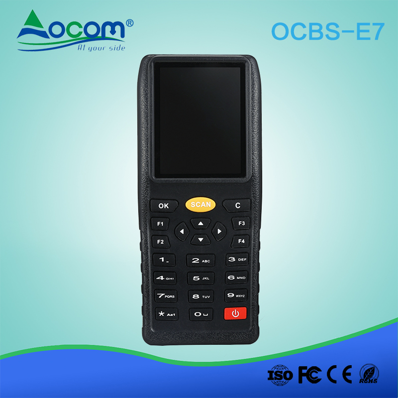 Tragbarer Mini-Datalogic-Barcodescanner OCBS-E7 mit Display