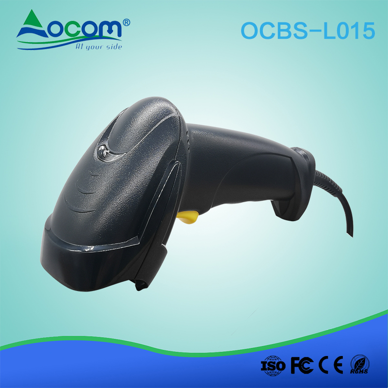 OCBS-L015 الليزر 1d USB المحمولة التوت الباركود الماسح الضوئي