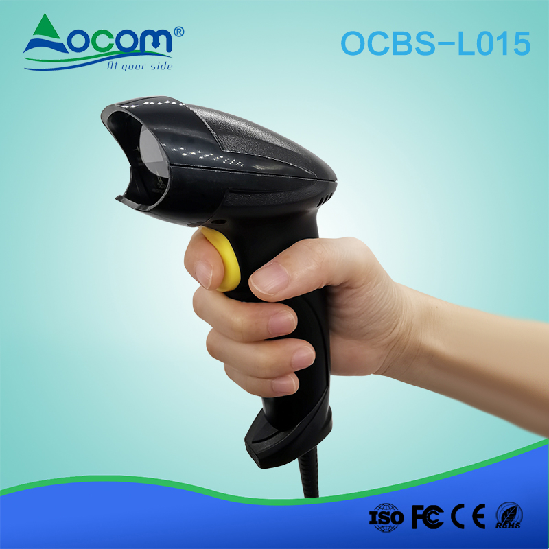 OCBS-L015 cheap mini handheld 1d laser barcode scanner