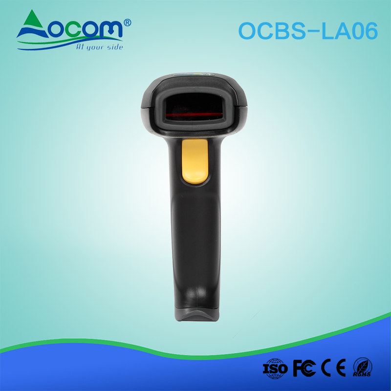 OCBS -LA06 带支架的长距离手持式激光条码扫描仪