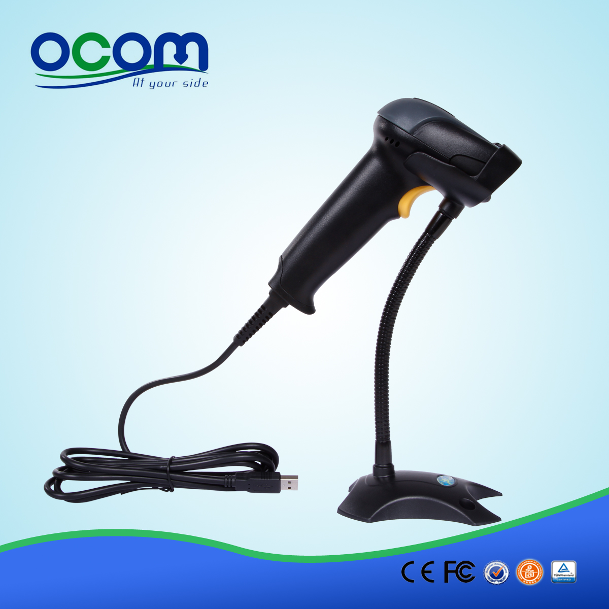 OCBS-LA09 High Scan Rate and Long Reading Distance Pro 1D Barcode Scanner