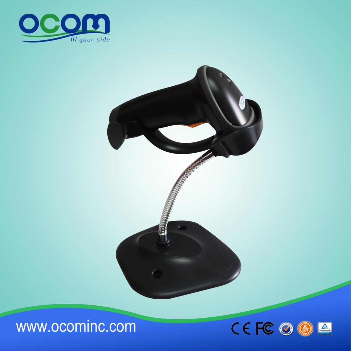 OCBS-LA12 Merchandise barcodes Wired Selfservice scanner with Stand