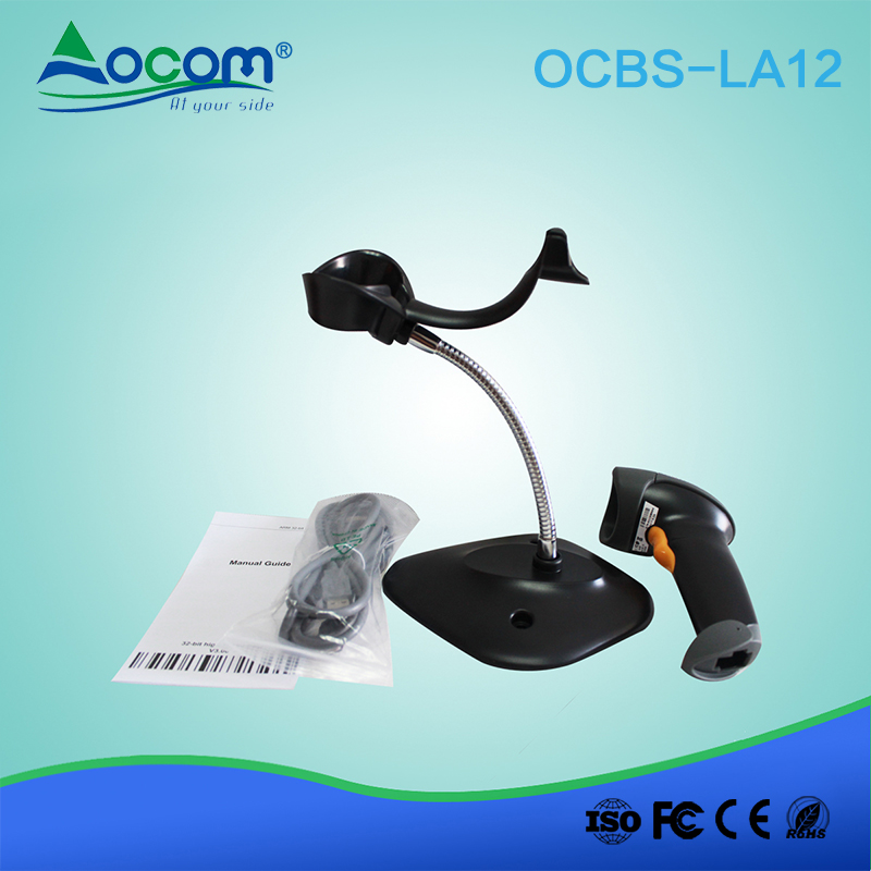 OCBS-LA12 Merchandise barcodes Wired Selfservice scanner with Stand