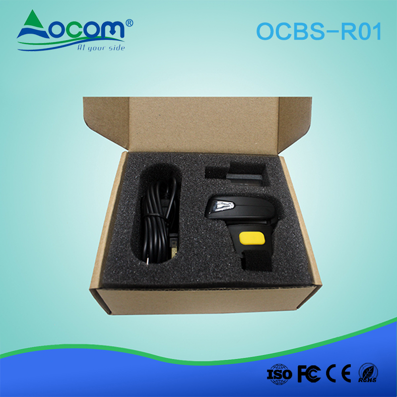 OCBS-R01 Wireless QR Code wearable Ring Finger Barcode Scanner