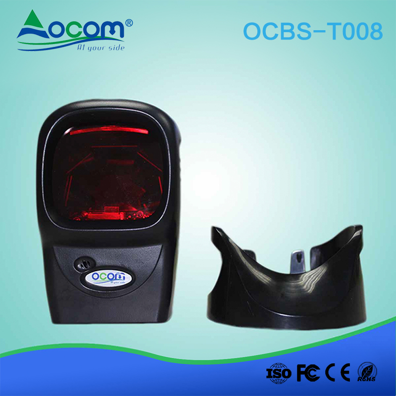 OCBS -T008 Scanner de código de barras Omni Directional Desktop QR para o sistema POS