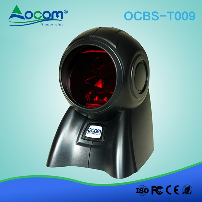 OCBS -T009 Desktop Omni-Directional High Scan 1D Barcode Scanner