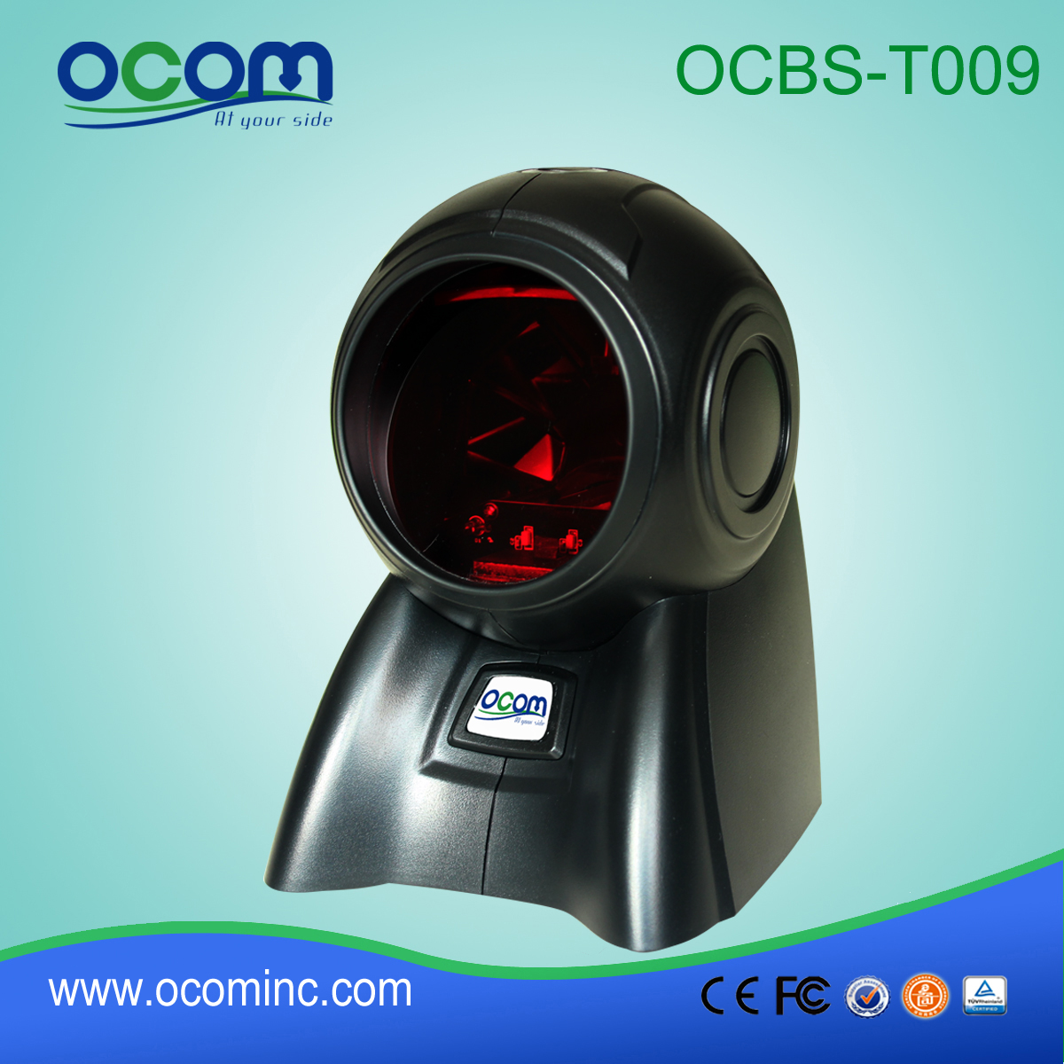 OCBS-T009 سطح المكتب متعددة الاتجاهات الباركود ماسحة ليزر مع أفضل الأسعار